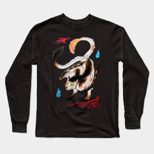 Nekomata Dragon Yokai Long Sleeve T-Shirt